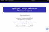 On Higher Cheeger Inequalitiesmath.sharif.ir/faculties/uploads/daneshgar/Lectures/SUT...4 Higher Isoperimetric Inequalities Localization and Dirichlet eigenvalues Nodal domains Trees