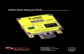 TVOC Manual V2.6 - gastech.com · 5.2 Mounting Dimensions for mounting TVOC are given in Diagram 5.2.1 below. Diagram 5.2.1 NOTE: The TVOC case can be used as a template when marking