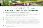 AWARDS OF - National Association of Landscape Professionals...The Awards of Excellence winners are listed on the NALP website and a press release is sent to industry media. NALP promotes