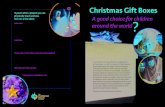Christmas Gift Boxes - Presbyterian Church in Canada€¦ · Christmas Gift Boxes Across Canada, many Presbyterian congregations will participate in a gift box project at Christmastime.