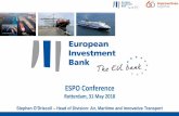 EIB Corporate presentation template 1425 Stephen O'Driscoll.pdf · 2020-02-26 · EFSI Additionality – GSG Largely private entities Blending Connecting Europe Facility (CEF) Grants