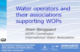 Water operators and their associations supporting WOPs€¦ · WOPs are the right fit 2. WOPs give value for money 3. WOPs provide inspirational support 4. WOPs focus on public utilities