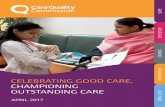 CELEBRATING GOOD CARE, CHAMPIONING OUTSTANDING CARE z effective z caring z responsive z well-led. CQC