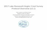 2017 Lake Roosevelt Angler Creel Survey Protocol Overview …...Survey Schedule • Creel calendar will be generated by the Spokane Tribe. •Systematic sampling scheme is used to