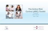 The Active Risk Control (ARC) Toolkit - ASHRM · The Active Risk Control (ARC) Toolkit Page 6 2011, Alan . Card 1.3 Criteria for Success Define successful control of this risk. The