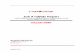 April 2007 Job Analysis Final Report - California Tvc-consortium... · classification job analysis. A copy may be obtained from CalHR website. B. The department develops a job analysis