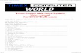 Timex Floppy Disk Drive System User manual For SPECTRUM users · 3.4 Filenames - what is in a filename 3.5 FORMAT * 3.6 LOAD * / SAVE * 3.7 Using LOAD * / SAVE * 3.8 MERGE * 3.9 TEMPLATES