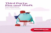 Third Party, Fire and Theft · 2018-05-03 · → Hire car after theft What this policy does... Cover your vehicle for fire, ... other types of electronic communication methods. Policy