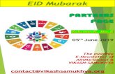 EID Mubarak · Eid Mubarak & Greetings on World Environment Day We are indebted to all our Partners and Patrons on the auspicious occasions today, when we have completed one year