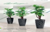 Self-Watering Planters for modern interior Design · 2 LECHUZA 3 RONDO 32, 40 – Vriesea The unique advantages of LECHUZA planters • Simplified transport thanks the planter’s