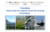 Generally accepted land surveying principles V4 · surveying with the responsibility to protect their interests in land and contribute to a governance model that underpins all activity