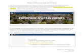 Guide to Enterprise Zone Certification · Guide to Enterprise Zone Certification EZ Certification Application Guide Page 1 of 27 Revised 03‐09‐2017 This user guide provides web