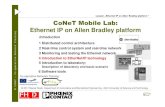 Lesson „Ethernet IP on Allen Bradley platform “ CoNeT Mobile …home.agh.edu.pl/~ipnet/Materials3/Module5/Module5... · 2013-04-21 · • CIP Data Table Read – PLC 1 reads