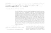 Sex incidences of chiasmata variation in respect of ... · six (7acc.) of family Poaceae i.e. Hordeum vulgare, Secale cereale, Lolium perenne, L. temulentum, L. mul-tiflorum and Phalaris