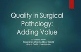 Quality in Surgical Pathology: Adding Value · Canadian Quality Programs in Surgical Pathology: Published Programs Ontario Medical Association Section on Laboratory Medicine and Ontario