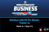 Workout with Fit Pro Winner Trainer Jo - canfitpro | canfitpro · C.E.O & Founder The Academy Personal Training Specialist of the Year Winner 2017 canfitpro 6th Degree Tae-Kwon-Do