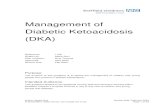 Management of Diabetic Ketoacidosis (DKA)...3) The previous BSPED guideline categorised the severity of diabetic ketoacidosis based on pH, with those individuals with a pH >7.1