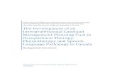 The Development of an Interprofessional Caseload ... caseload...CAOT, CPA and CASLPA Steering Committee of the Interprofessional Caseload Management Planning Tool in Occupational Therapy,