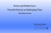 Nurses and Pediatricians: Powerful Partners in Challenging ... · financial relationships as those in any amount occurring within the past 12 months ... food insecurity, housing insecurity,