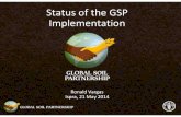 Status of the GSP Implementation - Europaesdac.jrc.ec.europa.eu/InternationalCooperation/... · STATUS OF WORLD SOIL RESOURCES REPORT ... Pacific Soil Partnership will be established