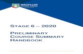 PRELIMINARY C SUMMARY HANDBOOK · 2019-06-17 · Week 4 Introduction to the HSC & ATAR Week 6 Explanation of HSC requirements and expectations Course summary handbook available to