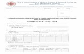 Post graduate Admission Form 2020 … · Attested Xerox Copies of MBBS, 10th & 12th Mark sheets. Yes/No Yes/No 18. Online downloaded application form for state NEET PG 2020 Yes/No