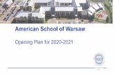 American School of Warsaw - zimplicity.org · culture, is happy and excited because they can choose how they want to learn, not just what they want to learn. It’s a school where