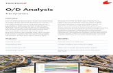 O/D Analysis - TomTomdownload.tomtom.com/open/banners/OD-Analysis-product-sheet.pdf · O/D Analysis Trip dynamics Overview Since the 1950s different survey methods and mathematical