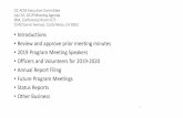 Review and approve prior meeting minutes 2019 Program …oc.acm.org/docs/OC ACM Committee July 2019 Meeting Agenda... · 2019-07-25 · July 17, 2019 Dave Collins –Cybersecurity: