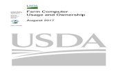 Farm Computer Usage and Ownership 08/18/2017 · 2017-08-18 · Farm Computer Usage and Ownership (August 2017) 9 USDA, National Agricultural Statistics Service Farm Computer Usage