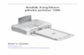 Kodak EasyShare photo printer 500...Kodak EasyShare photo printer 500 User’s Guide  For interactive tutorials,