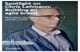 Spotlight on Chris Lehmann: Building an agile brand · 2016-01-27 · 2 Spotlight on Chris Lehmann: Building an agile brand By Long Yu, Senior Editor, Mandarin Quarterly Landor’s