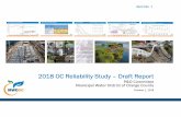 2018 OC Reliability Study – Draft Report - MWDOC · Overview Presentation 1)Describe the Study Methodology 2)Present the Reliability/Gap Results 3)Present Project Evaluations &