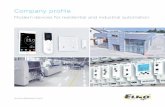 Company profile 2017 CZ FUNKCNI€¦ · Company profile Modern devices for residential and industrial automation . ELKO EP Holding We are a traditional, innovative and purely Czech