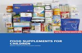 FOOD SUPPLEMENTS FOR CHILDREN ... ... 6 | Market check food supplements for children the supply situation
