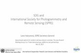 SDG and International Society forPhotogrammetry and ...SDG •Goal 7. Ensure access to affordable, reliable, sustainable and modern energy for all •Goal 8. Promote sustained, inclusive