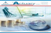 Actuary June 2018 Issue Vol. X - Issue 06X(1)S(ez254k55r2... · Plot No. R-1, Tower II, Wing F, Level 2, Unit 206, Sector 40, Seawoods Railway Station, Navi Mumbai 400 706 Email:
