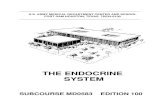THE ENDOCRINE SYSTEM - MilitaryNewbie.com€¦ · The Endocrine System and the Nervous System. The endocrine system works with the nervous system to regulate and integrate the processes