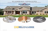 PLUMBING SERVICES - HVAC, Plumbing, Fuel Oil€¦ · PLUMBING SERVICES From Central Pennsylvania’s Trusted Advisors September 2017. 2 Meet the HB McClure Plumbing Services Team