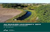 AU SUMMER UNIVERSITY 2019 · 2019-01-25 · AU SUMMER UNIVERSITY 2019 In 2018 more than 1900 Danish and international students decided to spend part of their summer taking specialized,
