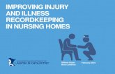 Improving injury and illness recordkeeping in …As an industry, privately owned nursing homes saw their injury and illness rates decline by 24 percent since 2009. Some incidence rate