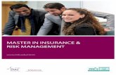 MASTER IN INSURANCE & RISK MANAGEMENT · The MIRM is a full-time 12-months program starting in January . Curriculum off ers an unusual and original approach, combining a specialization