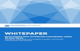 WHITEPAPER - Modern Systems€¦ · CTU (COBOL-to-Universal), is a Refactoring tool utilizing Automated Conversion that transforms a Mainframe-based legacy ... including databases