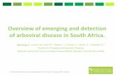 Overview of emerging and detection of arboviral disease in South … · 2017-02-02 · Overview of emerging and detection of arboviral disease in South Africa. Msimang V. 1, Jansen