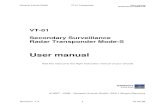 VT-01 Secondary Surveillance Radar Transponder Mode-S · Garrecht Avionik GmbH VT-01 Transponder User manual Dokument 01.0200.10E Revision: 1.4 5 15.02.08 1.1. Input devices Picture