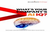 DAVE KLIMEK | KARI RYAN | SHAWN MEYER | KUNAL MEHTA ......Oct 31, 2017  · 6 | WHAT’S YOUR COMPANY’S AI IQ? As customers use AI in all aspects of their lives, they expect it to