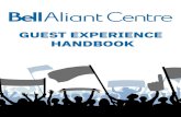 Bell Aliant Centre - Table of Contentsbellaliantcentre.ca/wp-content/uploads/2018/04/Guest... · 2018-04-23 · As an employer, the Bell Aliant Centre is responsible to provide its