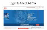 Log in to the My ERA-EDTA · Click on “Evaluation & Certificates” within the section “My Congress” on My ERA-EDTA. A new browser tab opens. The name of the user will be displayed