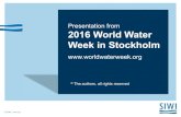 Presentation from 2016 World Water Week in Stockholm · Morocco HCS DHS HCS DHS HCS HCS HCS HCS HCS HCS HCS HCS HCS Oman HCS HCS HCS Palestine HCS HCS HCS MICS HCS HCS Qatar HCS HCS