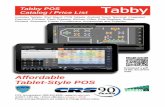 Tabby POS Affordable - Longino Distributing...Tabby is a WEB Server integrated in a stand-alone device that provides a basic retail POS software application. To enable wireless mobility,